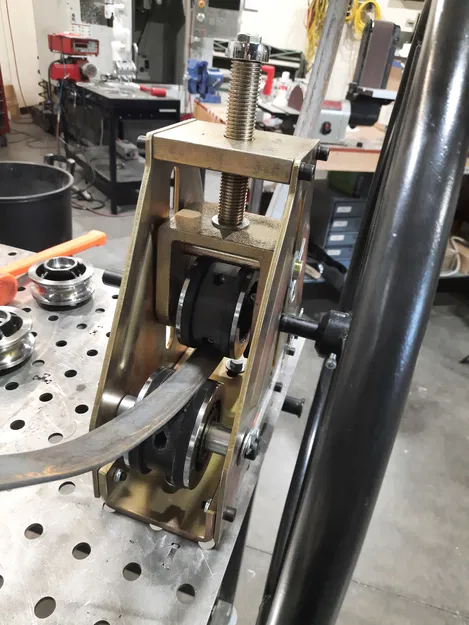 Trục Cán Thanh Dẹp Cho Máy HF Tube Roller - Image 3