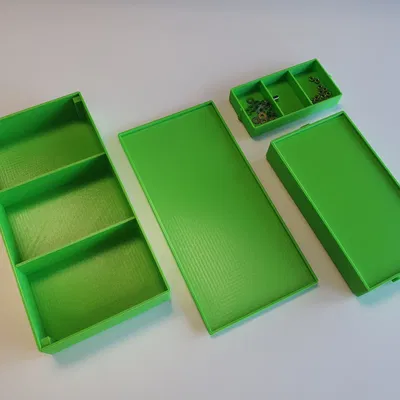 Hộp Đựng Linh Kiện Tùy Chỉnh, Xếp Chồng V2.0