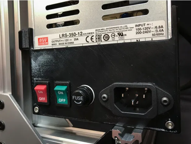 Nắp Gập PSU Mean Well LRS-350 cho Bản Nâng Cấp Full Bear Prusa i3 - Image 5