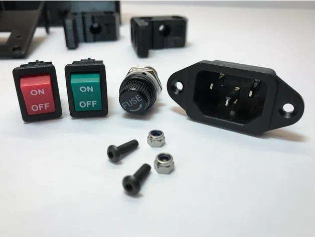 Nắp Gập PSU Mean Well LRS-350 cho Bản Nâng Cấp Full Bear Prusa i3 - Image 17