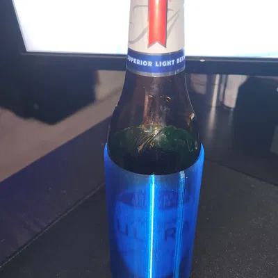 Vỏ bọc giữ lạnh bia chai - In bằng TPU