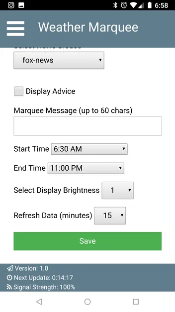Đồng hồ ESP8266 Wemos Tin tức Thời tiết Màn hình Cuộn - Image 19