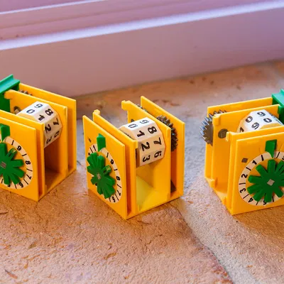 Máy tính cơ học "Pascaline" (thiết kế theo mô-đun)