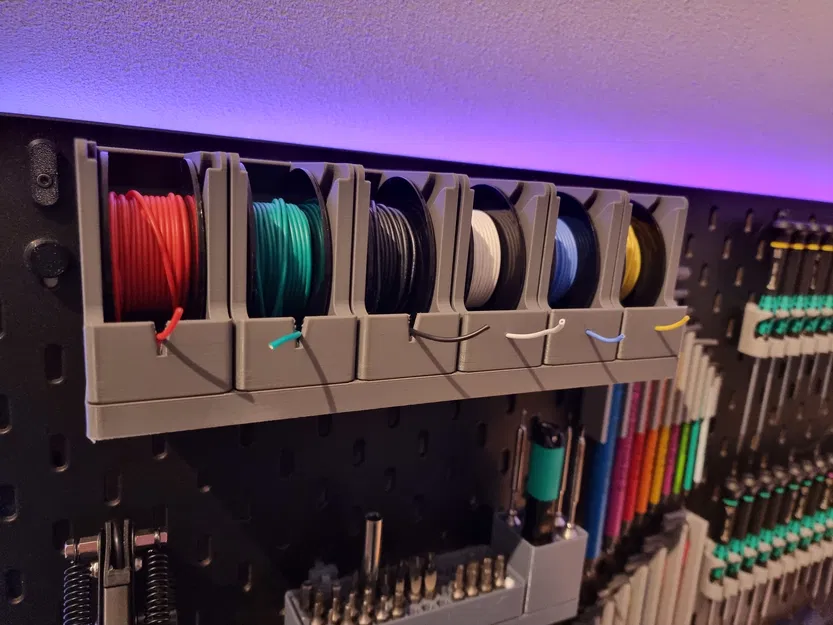 Giá Đỡ Cuộn Dây Điện Gridfinity - Image 1