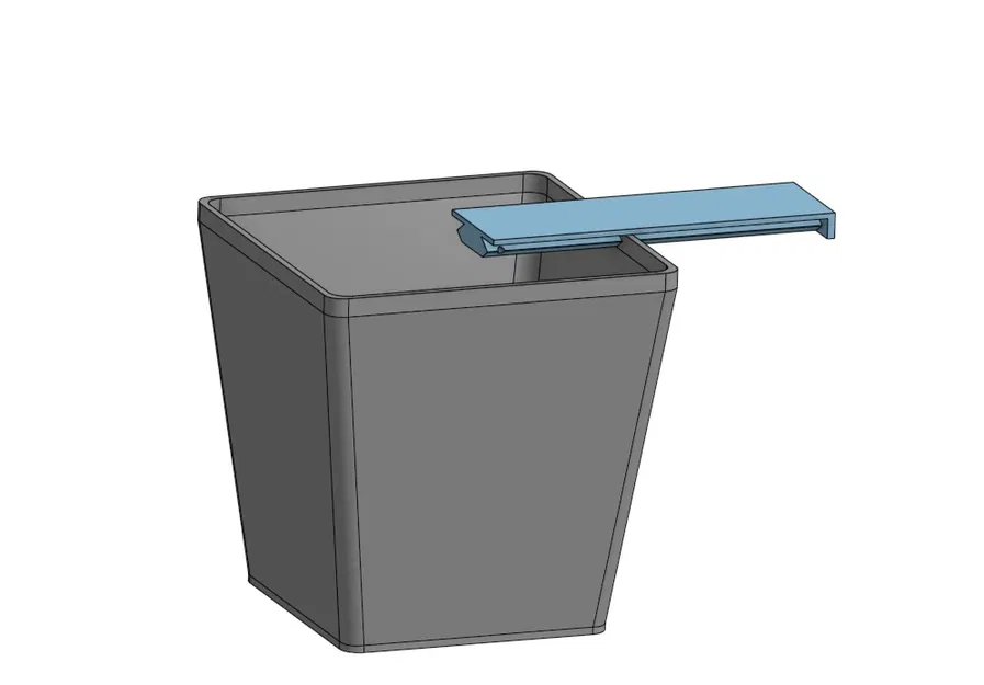 Hộp/Ngăn kéo đựng đồ có thể thu vào dưới bàn - Image 1