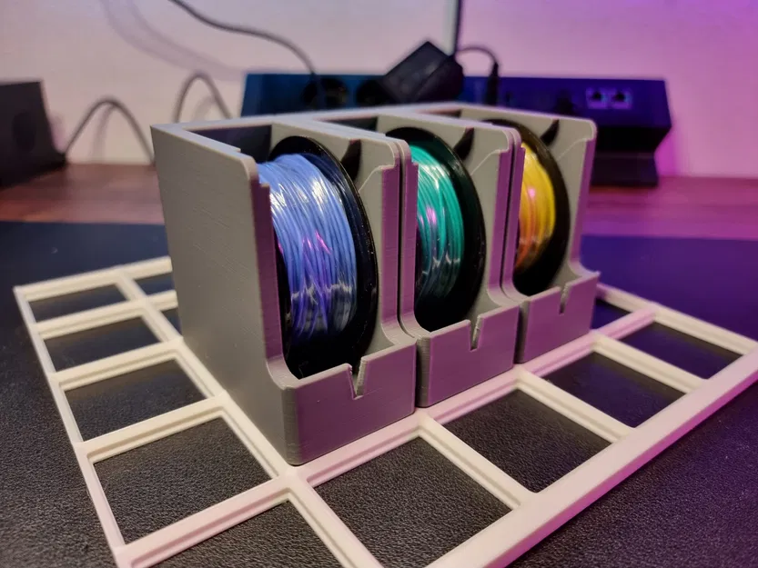 Giá Đỡ Cuộn Dây Điện Gridfinity - Image 2