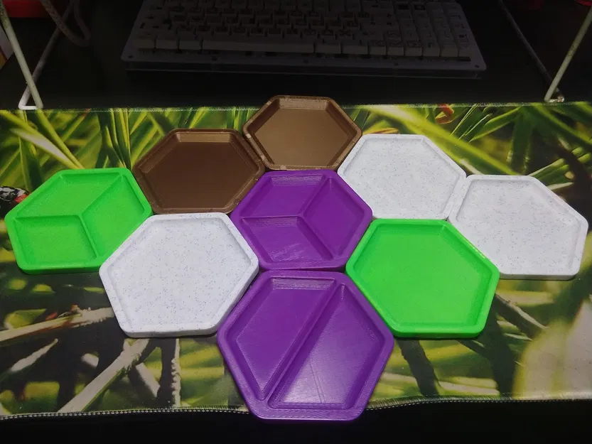 HexTrays - Khay đựng bộ phận hình lục giác xếp chồng - Image 1