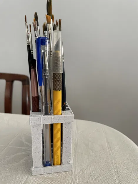 Kệ đựng cọ vẽ hoặc dụng cụ - Tối đa 28 cây - Image 7