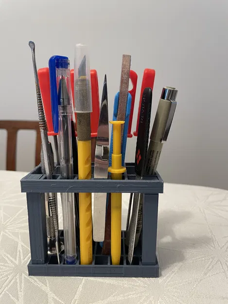 Kệ đựng cọ vẽ hoặc dụng cụ - Tối đa 28 cây - Image 9