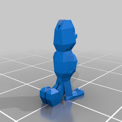 Mô hình Low Poly Treecko
