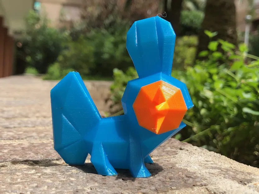Mudkip Phong Cách Low Poly - Image 1