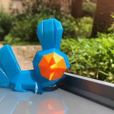 Mudkip Phong Cách Low Poly