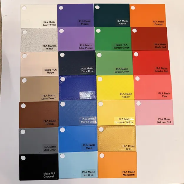 Tấm Mẫu Màu Filament - Image 1