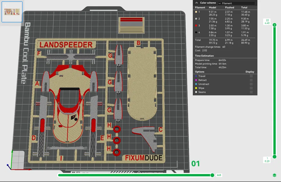 Xe bay của Luke - Landspeeder từ Fixumdude - Image 3