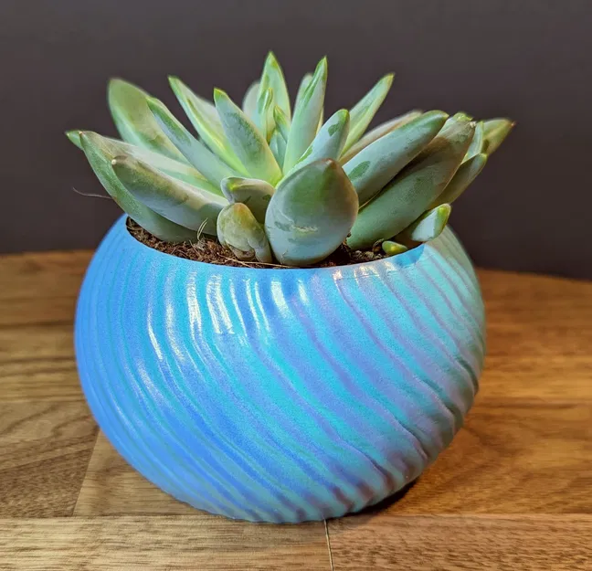 Chậu cây dáng sóng - Image 1