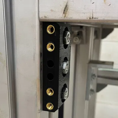 Khối Gắn 2u Cho Thiết Bị Rackmount Lên Thanh Nhôm Nhôm