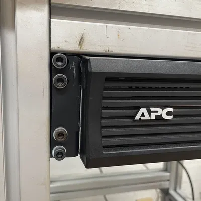 Khối Gắn 2u Cho Thiết Bị Rackmount Lên Thanh Nhôm Nhôm