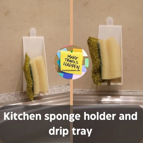 GIÁ ĐỂ MIẾNG RỬA CHÉN (BỌT BIỂN) CÓ TÍNH NĂNG NHỎ GIỌT - Image 1