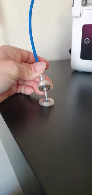 Đầu nối luồn sợi nhựa và ống PTFE từ tính cho tủ Ikea Lack - Image 2