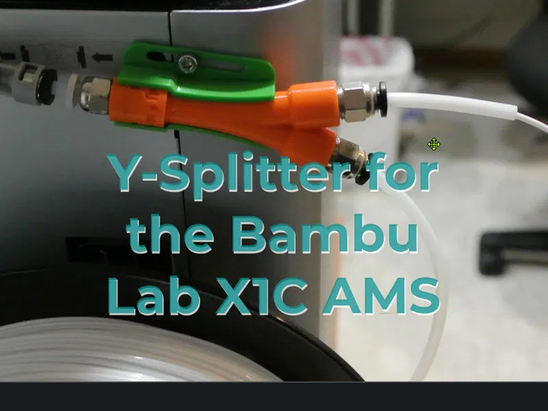 Bộ chia chữ Y cho Bambu Lab X1C AMS - Image 1