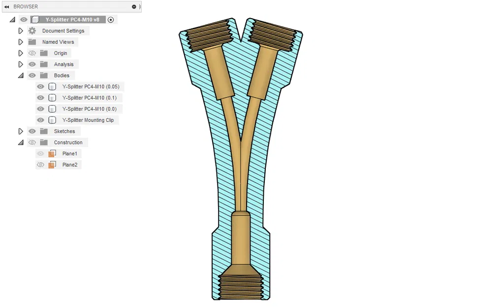 Bộ chia chữ Y cho Bambu Lab X1C AMS - Image 7