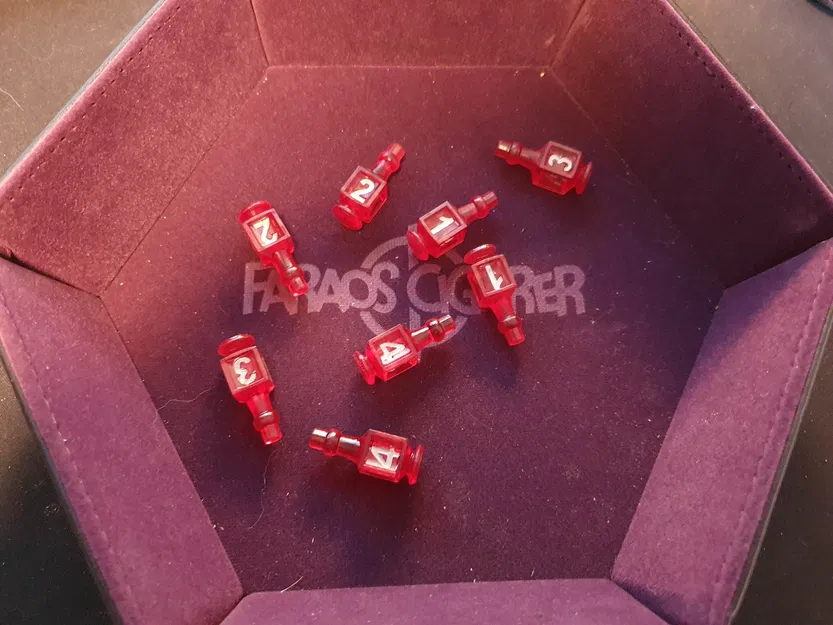 Xúc xắc D4 hình bình thuốc hồi máu - Image 1