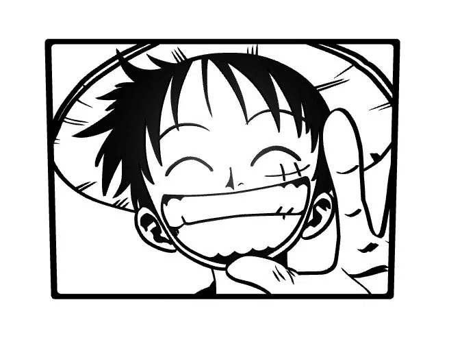 Tranh Treo Tường Luffy One Piece - Tấm Truy Nã - Image 1