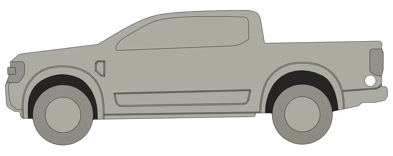 Móc Khóa Ford Ranger 2023 - Image 1