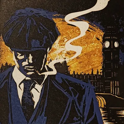 Tranh Thomas Shelby Peaky Blinders - HUEFORGE