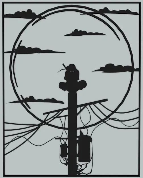 Tranh Trang Trí Tường Itachi Ngắm Trăng Naruto Shippuden - Image 2