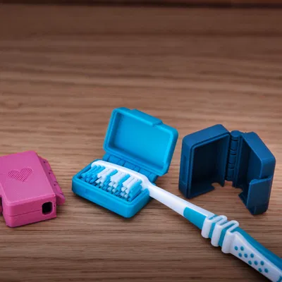 Hộp đựng bàn chải đánh răng du lịch - In liền khối (phiên bản dễ thương nhất)