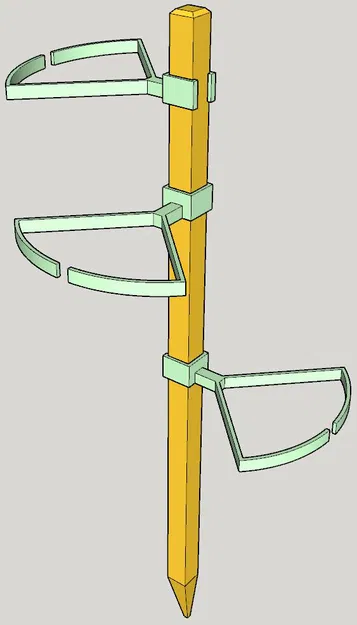 Trụ Đỡ Cây Cối (Rau Thơm, Hoa, Cỏ,...) - Image 1