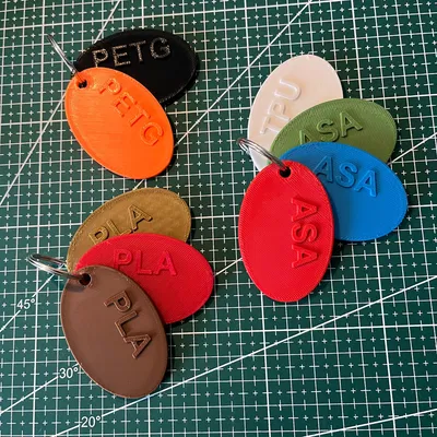 Móc Khóa Mẫu Sợi Nhựa