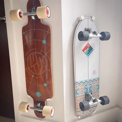 Giá Treo Tường Longboard Drop-through Dạng Trượt