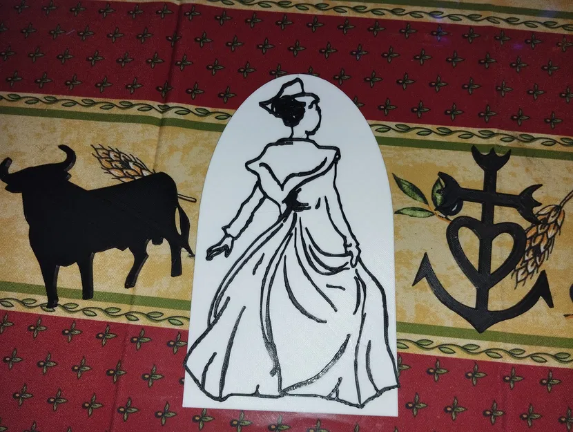 Mô Hình Arlésienne - Biểu Tượng Camargue - Image 1