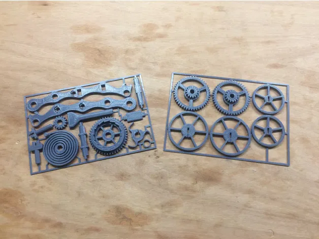 Bộ Xe Ô Tô Lên Dây Cót In 3D - Image 10