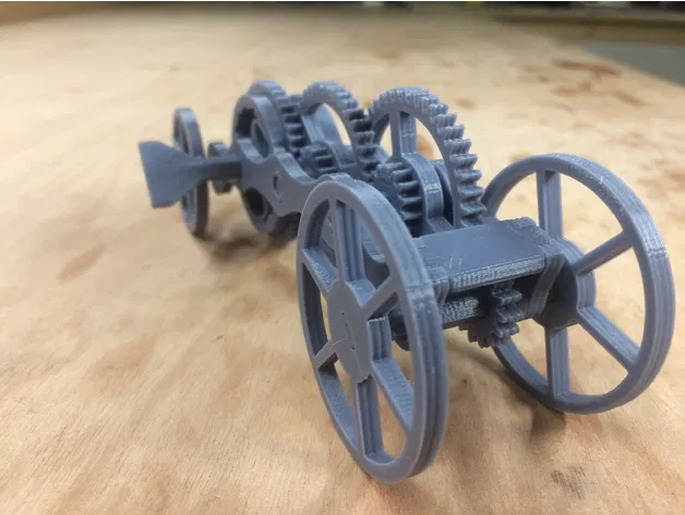 Bộ Xe Ô Tô Lên Dây Cót In 3D - Image 12