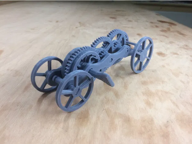 Bộ Xe Ô Tô Lên Dây Cót In 3D - Image 16