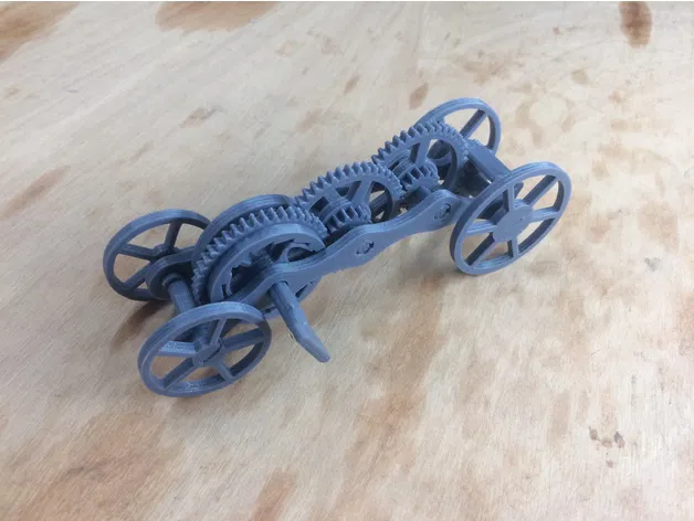 Bộ Xe Ô Tô Lên Dây Cót In 3D - Image 35