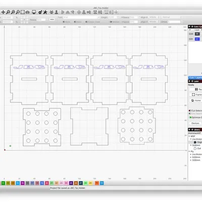 Kệ Đựng Mũi Hàn JBC Kiểu Cắt Laser