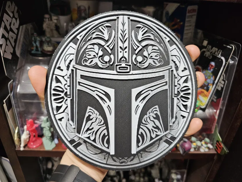 Mũ bảo hiểm Mandalorian "Fleur de Lorian" (Lấy cảm hứng từ Star Wars) - Image 1