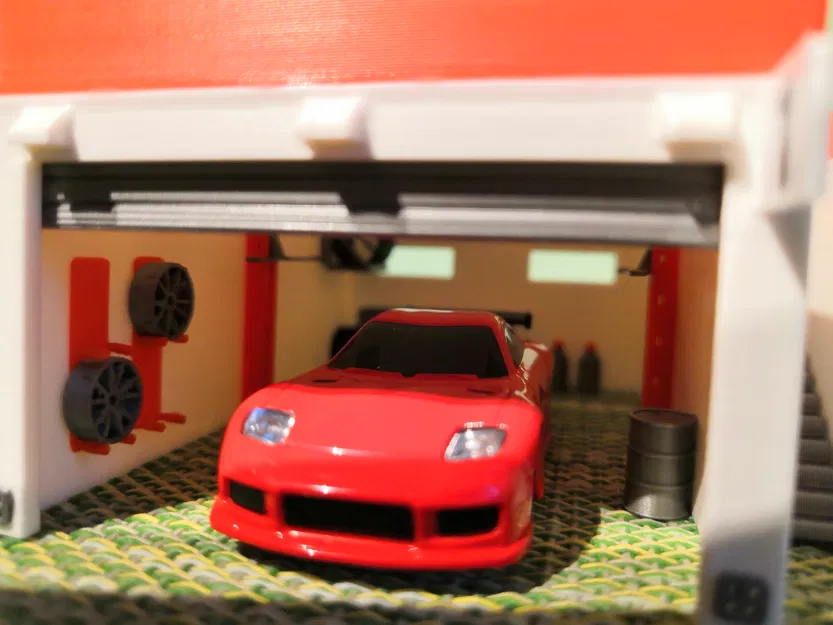 Garaz Đua Turbo Racing Tỷ Lệ 1/76 - Image 1