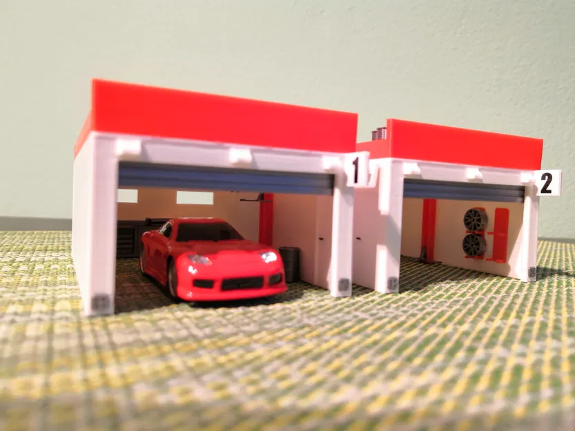 Garaz Đua Turbo Racing Tỷ Lệ 1/76 - Image 3