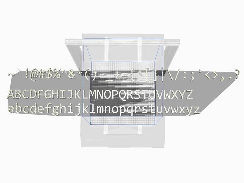 Trọn bộ ký tự và chữ cái 3D Font Console - Image 1