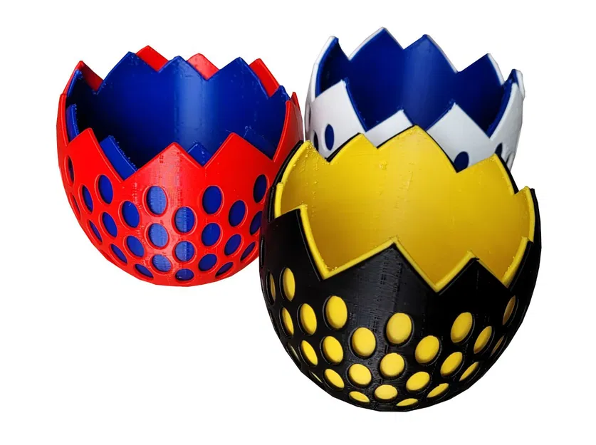 Chậu Trồng Cây Nhỏ Hình Trứng Bộ Xương - Image 2