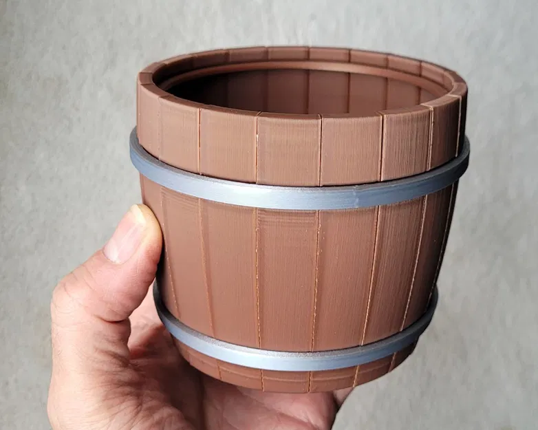 Chậu Cây Hình Thùng Rượu Vang - Image 17