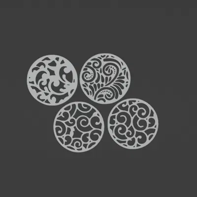 Lót ly hình sóng (Wavey coasters)