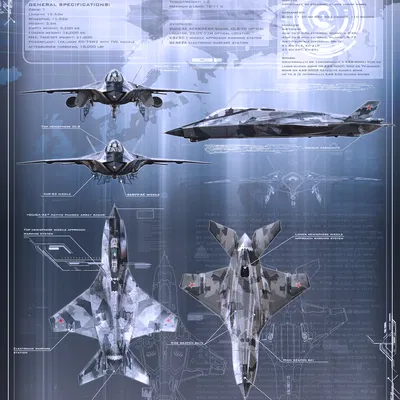 MIG-41 Concept - Mô hình thẻ máy bay chiến đấu ý tưởng