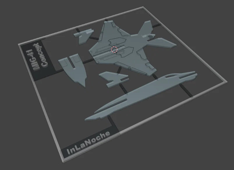 MIG-41 Concept - Mô hình thẻ máy bay chiến đấu ý tưởng - Image 3
