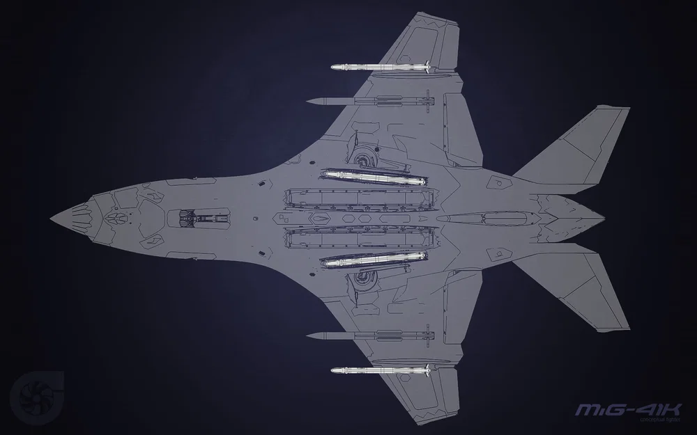 MIG-41 Concept - Mô hình thẻ máy bay chiến đấu ý tưởng - Image 4